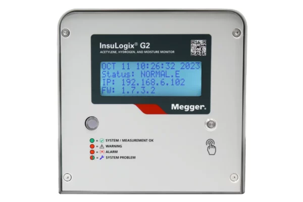 Megger InsuLogix G2 - Acetylene, Hydrogen, and Moisture Monitor