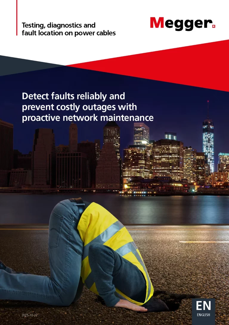Megger Cable Testing, Diagnostics and Fault Location Catalogue